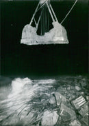 Repairing the gap in the damaged Nolledijk - Vintage Photograph