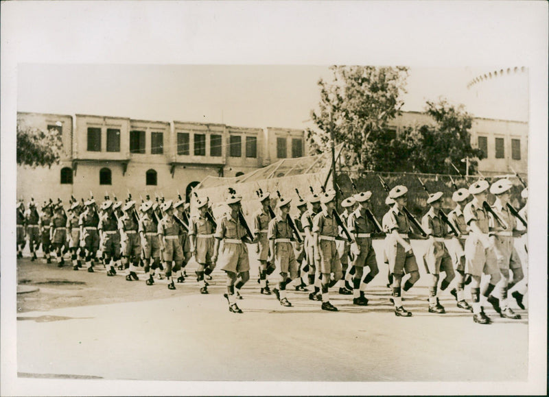 Impressive ceremony during handing over of Citadel - Vintage Photograph