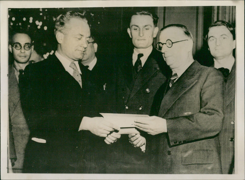 M. Andre Mercier and M. Felix Gouin - Vintage Photograph