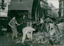 Soldiers Replace Dustmen - Vintage Photograph