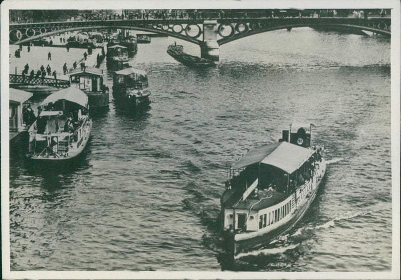 Tugboats - Vintage Photograph