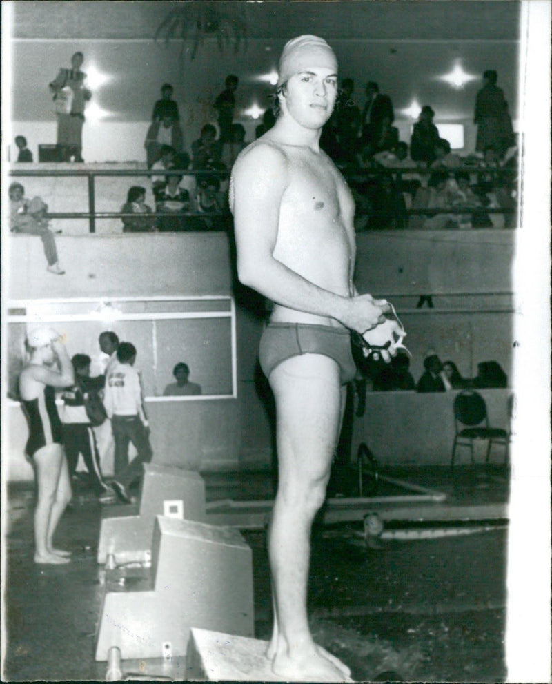 Pablo Restrepo at Club de Empleados oficiales - Vintage Photograph