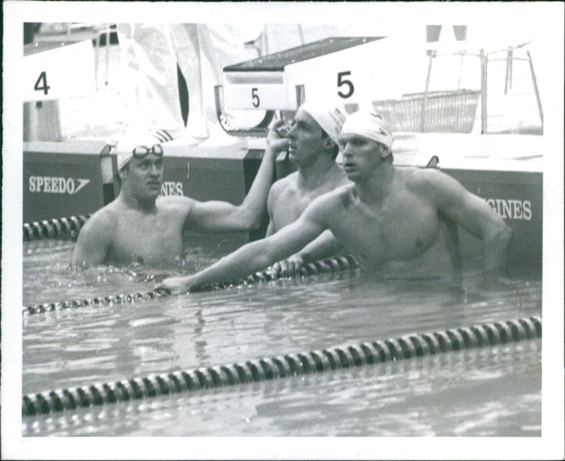 Steve Lundquist , John Moffet and Pablo Restrepo - Vintage Photograph