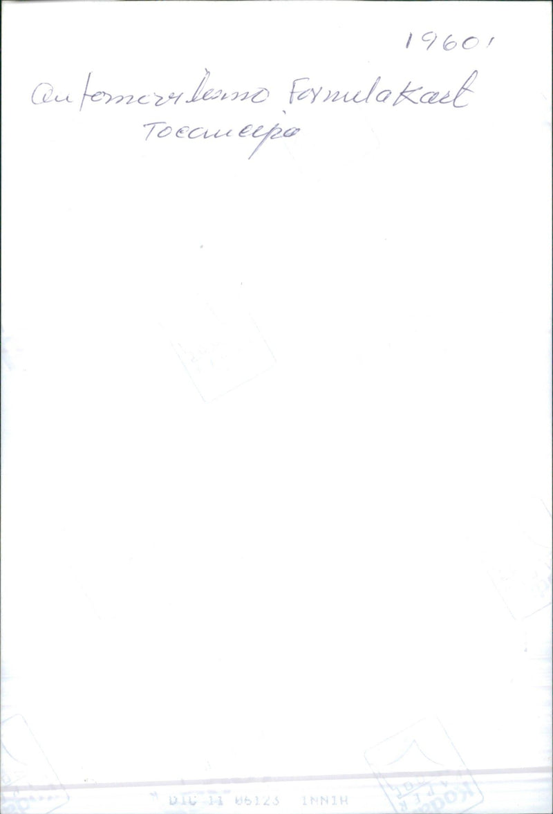 Kart Race - Vintage Photograph