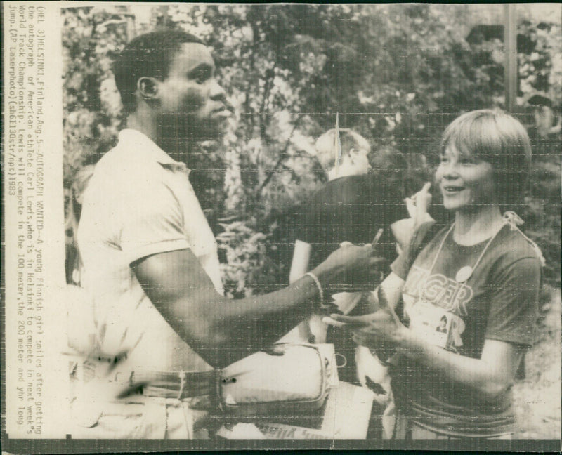 Carl Lewis - Vintage Photograph