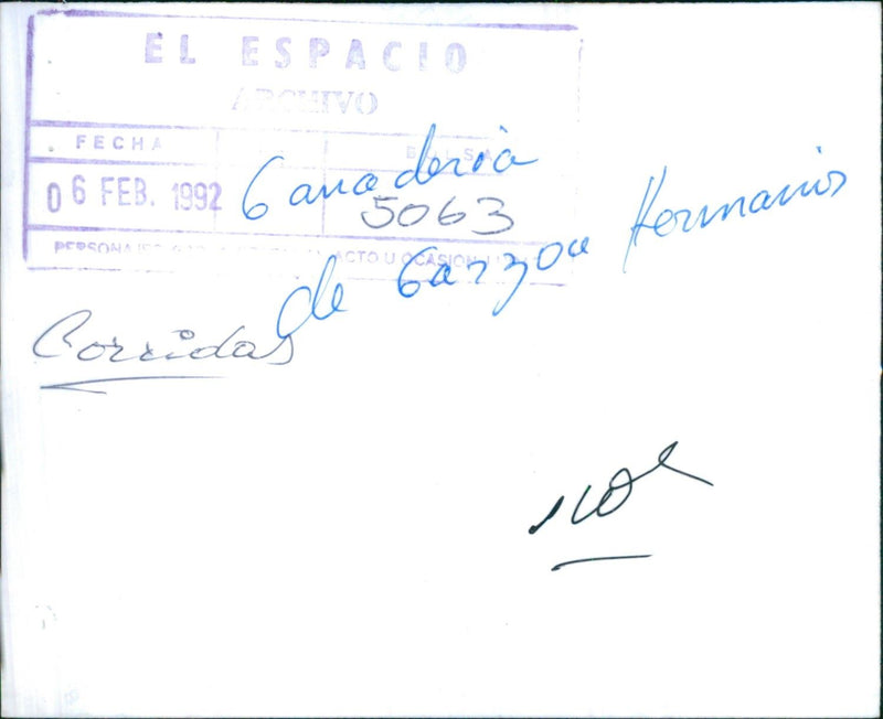 Livestock of Garzon Hermario - Vintage Photograph