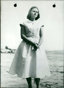 Turkish Princess Fazila, fiancee of King Faisal II of Iraq - Vintage Photograph