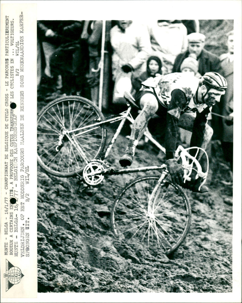 Belgium Championship cyclocross - Vintage Photograph