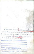General Guillermo Rodriguez Lievano - Vintage Photograph