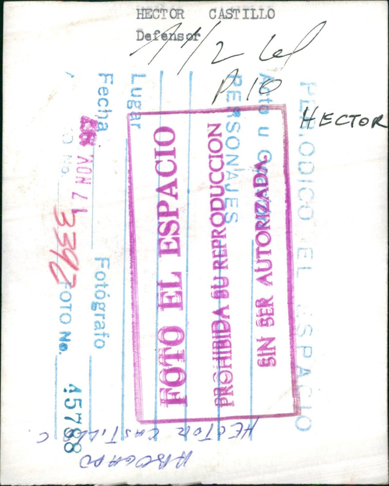 Dr. Hector Castillo Corredor - Vintage Photograph