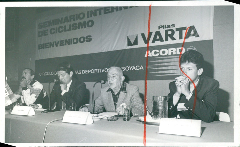 International Cycling seminar - Vintage Photograph