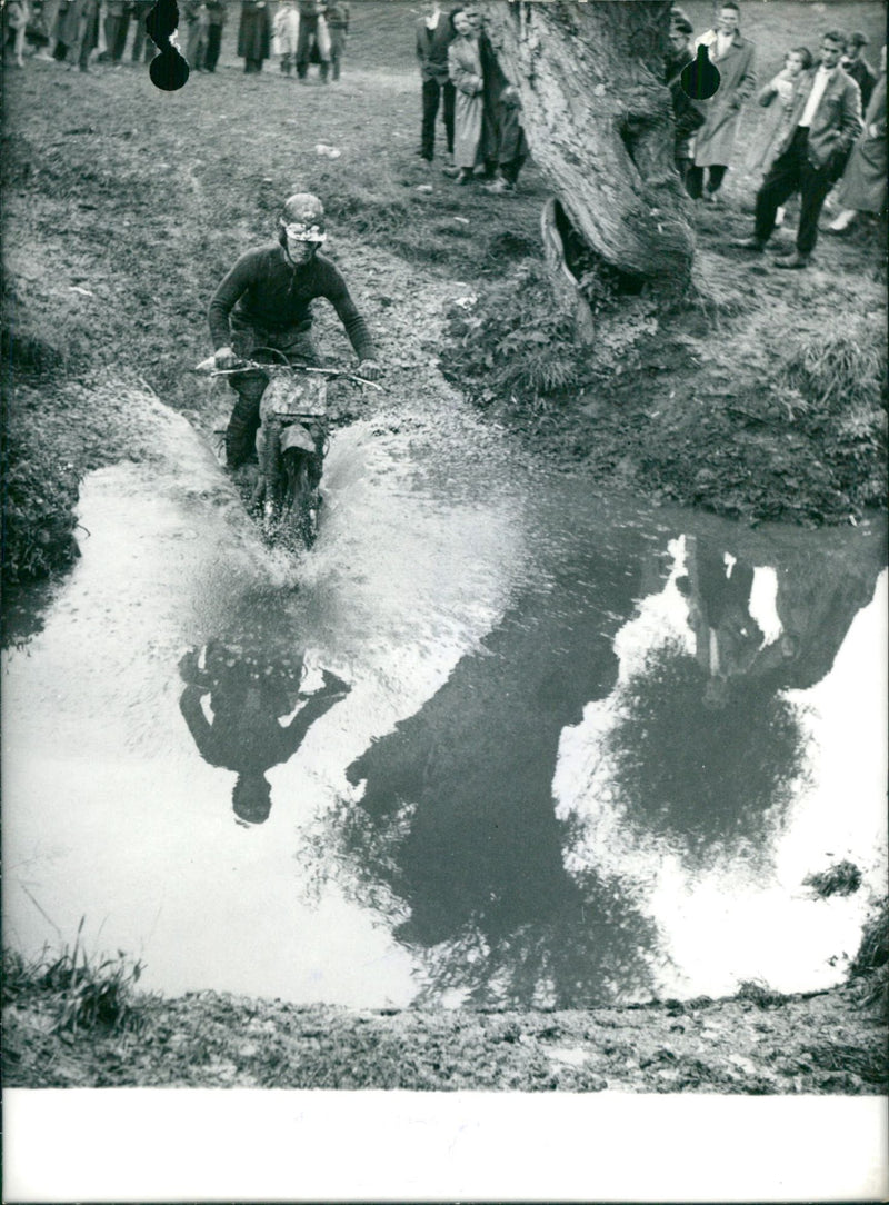 Motocross race between Sambre and Meuse - Vintage Photograph