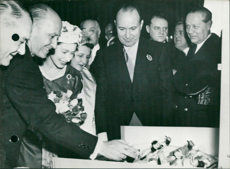 Queen Elizabeth II in Paris - Vintage Photograph