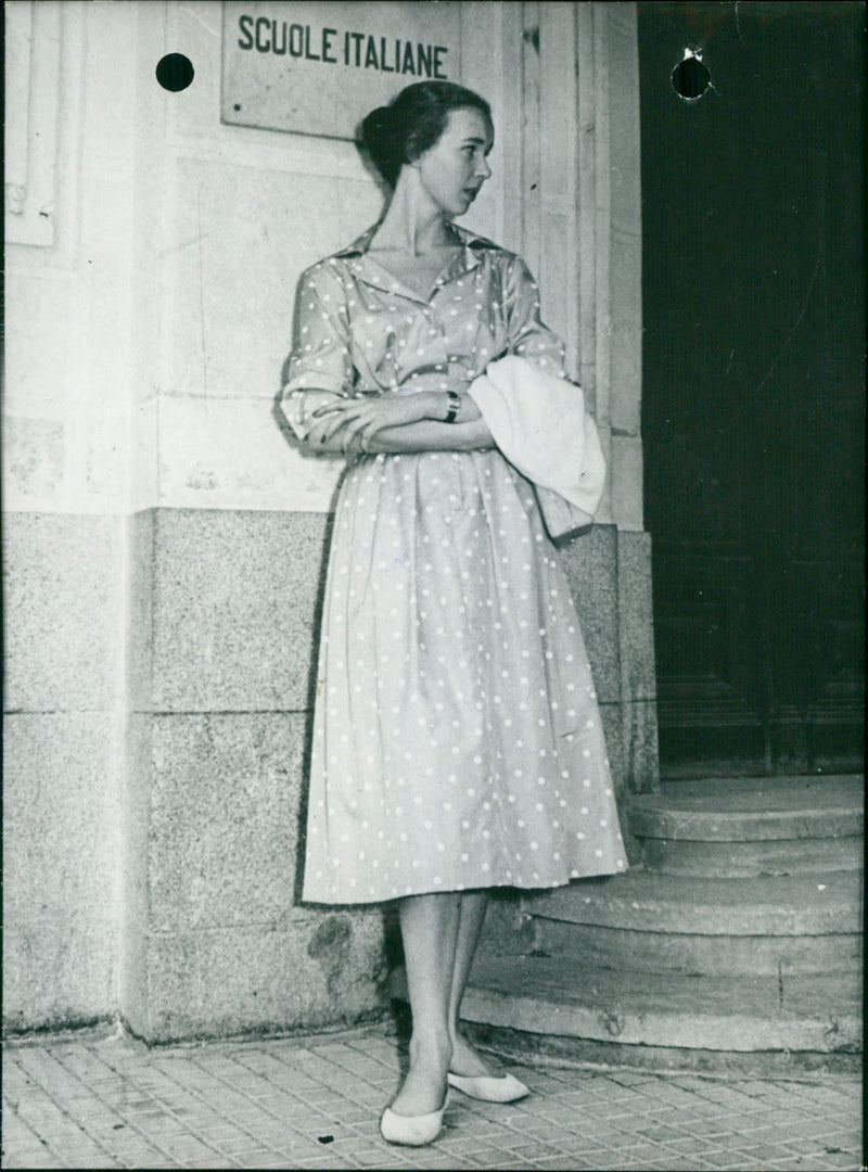 Princess Maria Gabrielle of Savoy. - Vintage Photograph