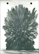 Earthquake by explosion - Vintage Photograph