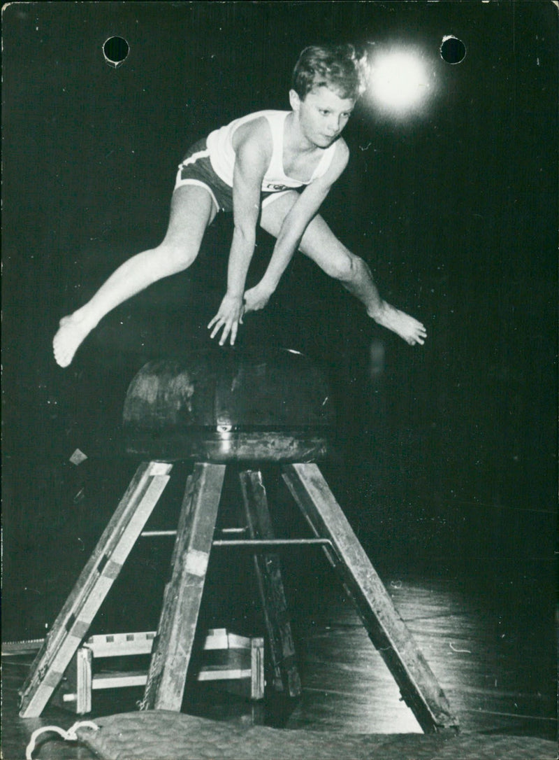 Prince Carl-Gustaf the gymnist - Vintage Photograph