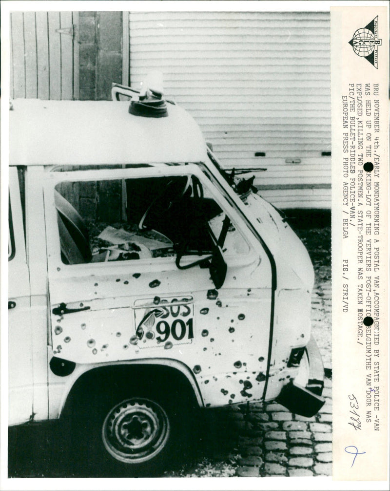 Repro's Hold-up Verviers - Vintage Photograph