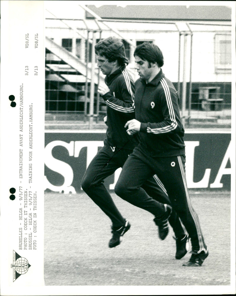 Coeck and Thissen in training - Vintage Photograph