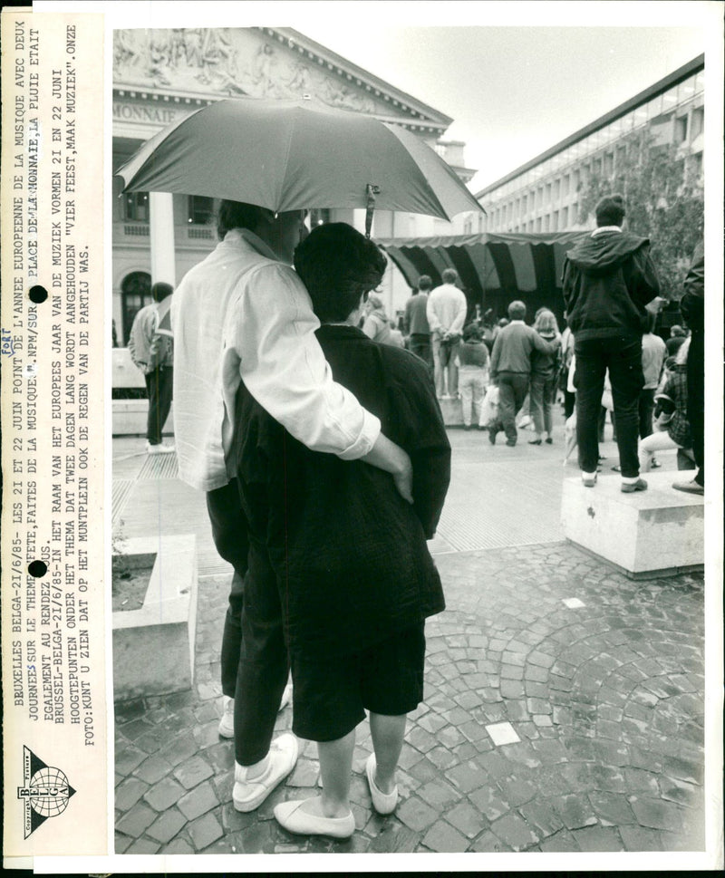 Fête de la musique (Music day) - Vintage Photograph