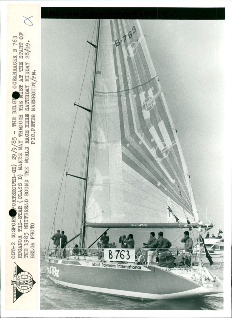 Belgian oceanracer B763 Rucanor Tri-star (Class D) - Vintage Photograph