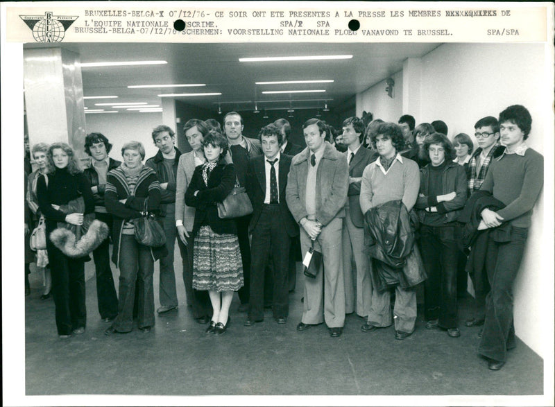 Performance National Fencing Team - Vintage Photograph