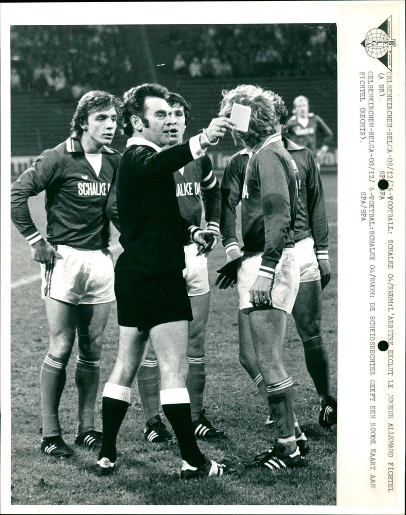 European soccer: Schalke 04 vs RWDM - Vintage Photograph