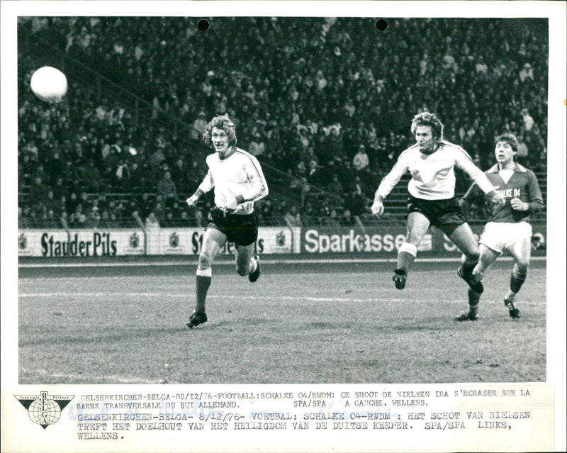 European soccer: Schalke 04 vs RWDM - Vintage Photograph