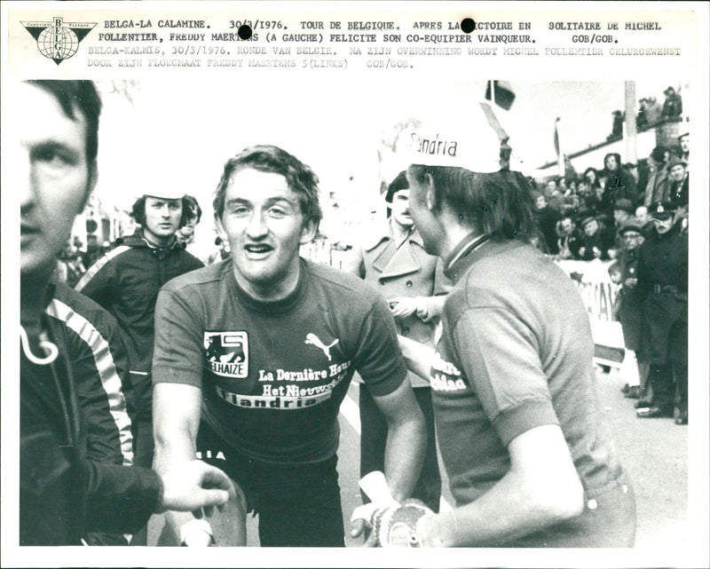 Tour of Belgium- Arrival in Kalmis/ La Calamine - Vintage Photograph