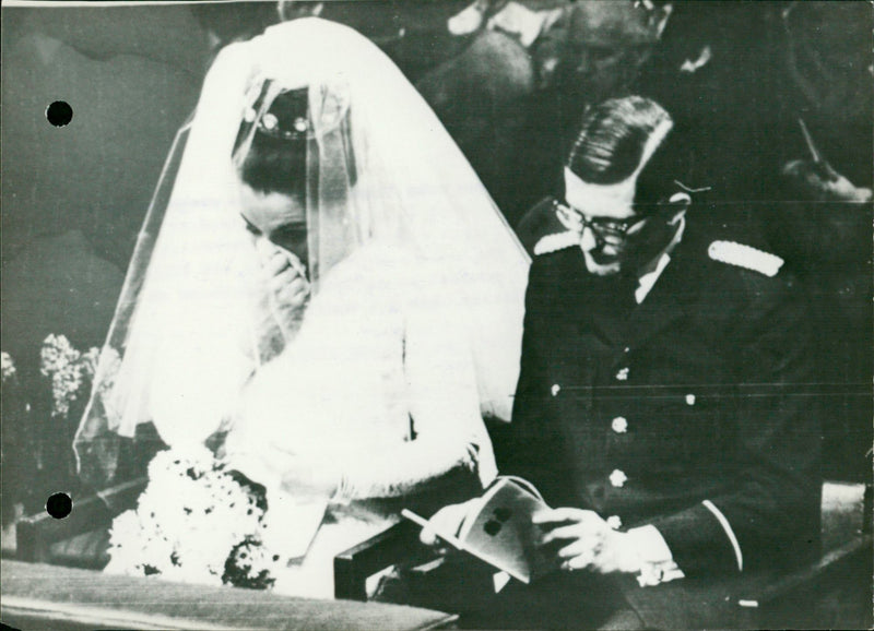 Princess Margriet-Francisca and Mr. Pieter van Vollenhoven - Vintage Photograph