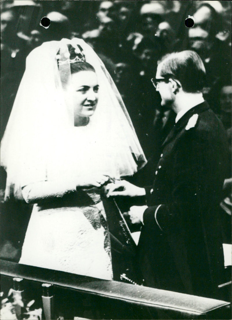 Princess Margriet-Francisca and Mr. Pieter van Vollenhoven - Vintage Photograph