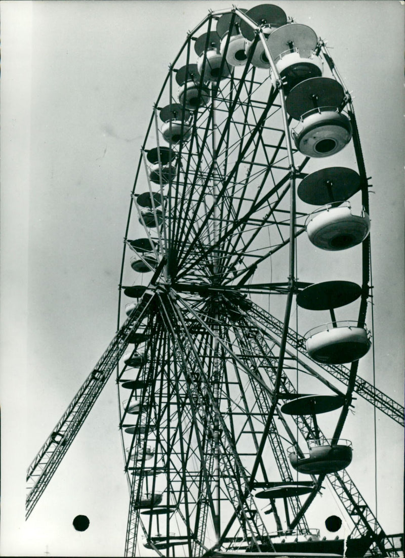 The Big Wheel in the Netherlands - Vintage Photograph