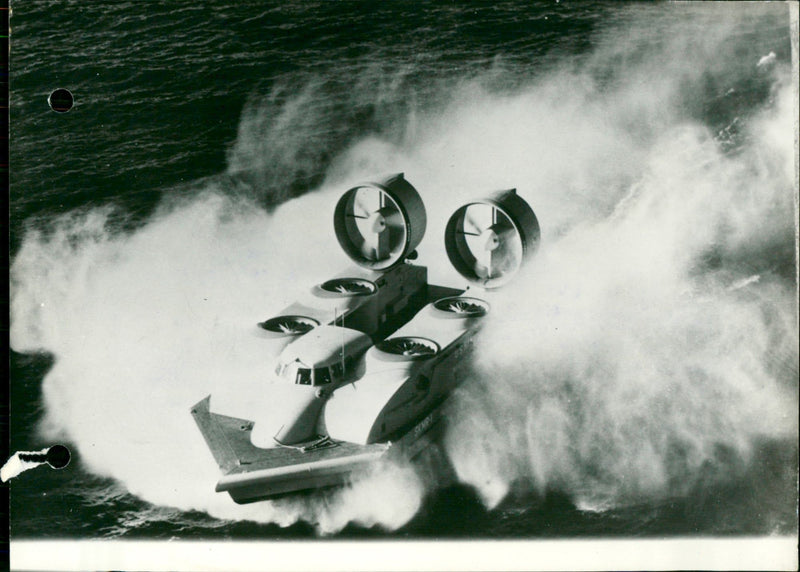 The "SK-1 Hydroskimmer" on Lake Erie - Vintage Photograph