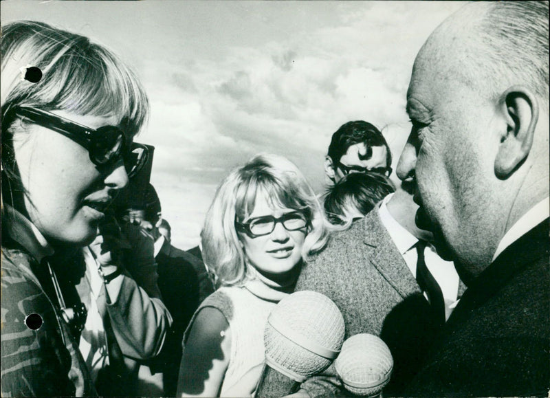 Alfred Hitchcock films in Finland - Vintage Photograph