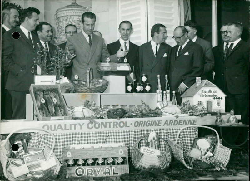 Prince Albert and delegation from Ardenais - Vintage Photograph