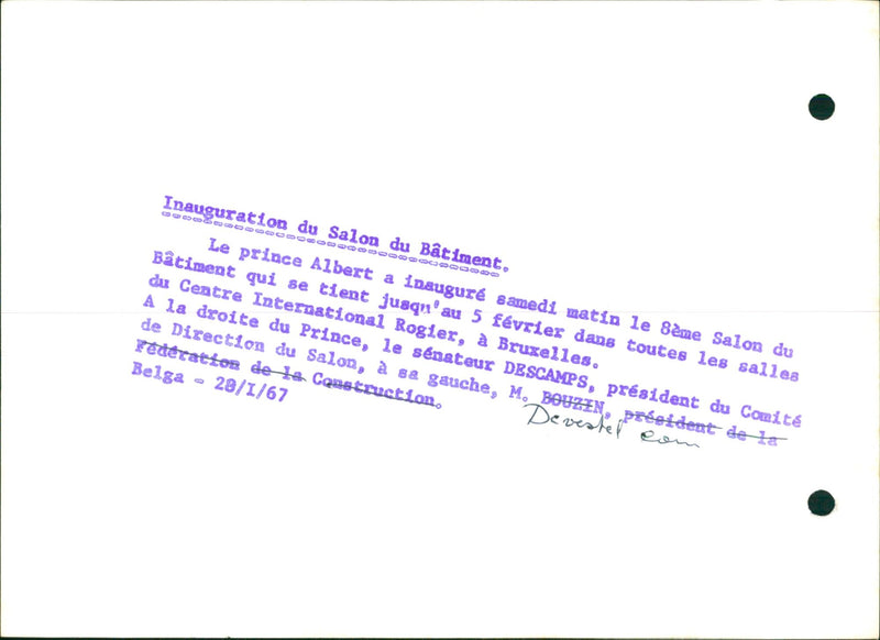 Prince Albert at exhibition showroom - Vintage Photograph