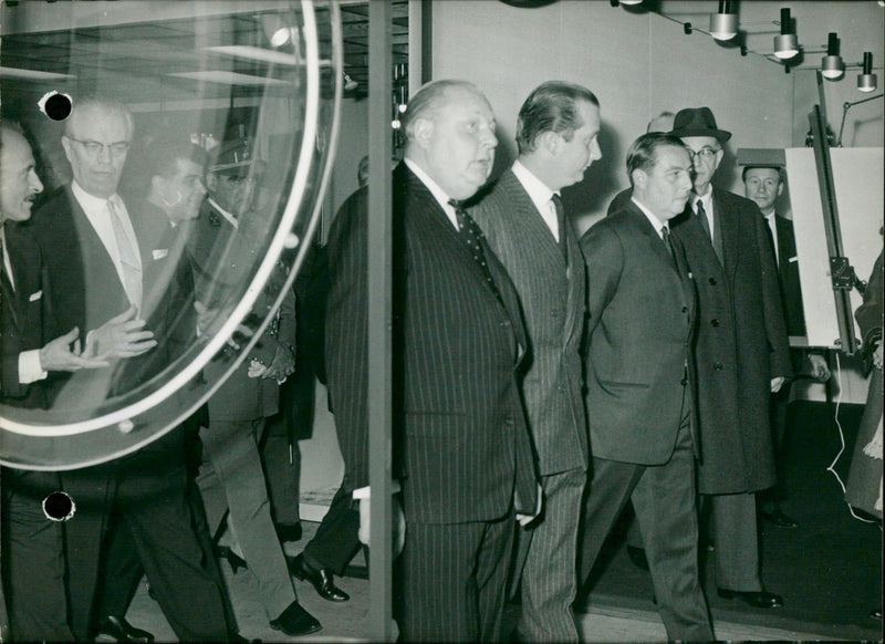 Prince Albert at exhibition showroom - Vintage Photograph