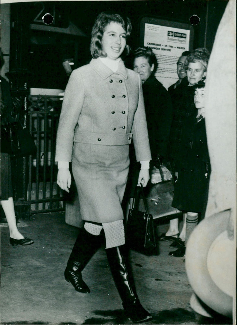 A princess in the wind - Vintage Photograph