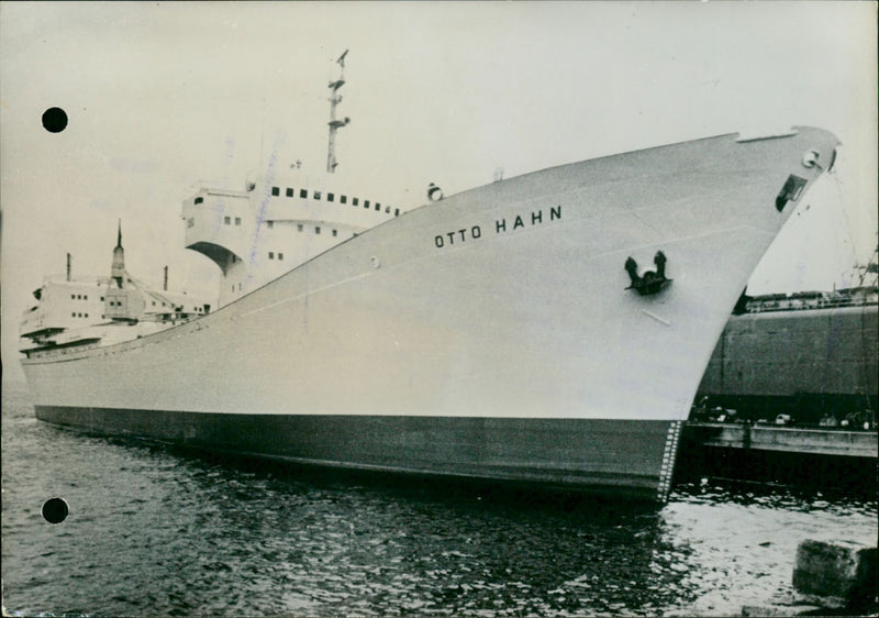 The "Otto Hahn" is the first nuclear propulsed ship in Europe - Vintage Photograph