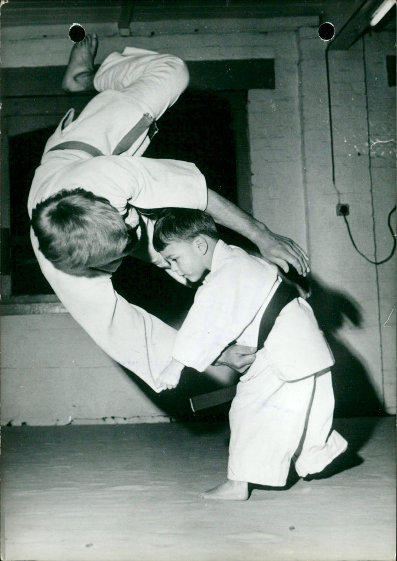 Paul Keigh Windett and Clifford Hodgson, Blackpool Judo Club - Vintage Photograph