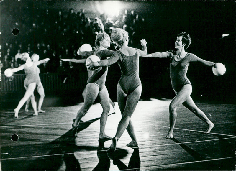 Swedish Gymnasts. - Vintage Photograph