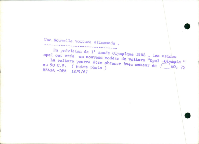 A new German vehicle - Vintage Photograph