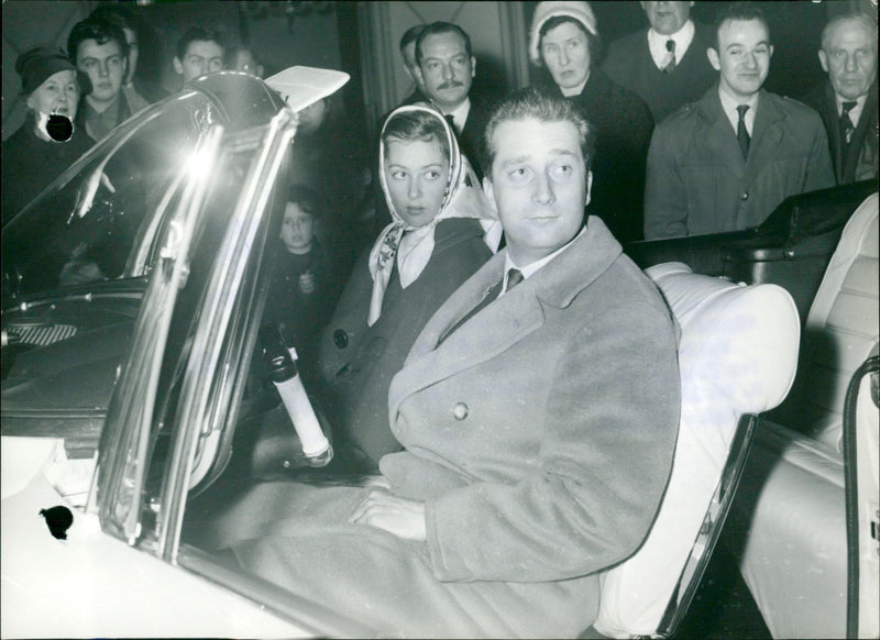 Prince Albert and Princess Paola, Princess Fabrizio Russo, - Vintage Photograph