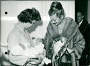 Princess Paola at Health Center - Vintage Photograph