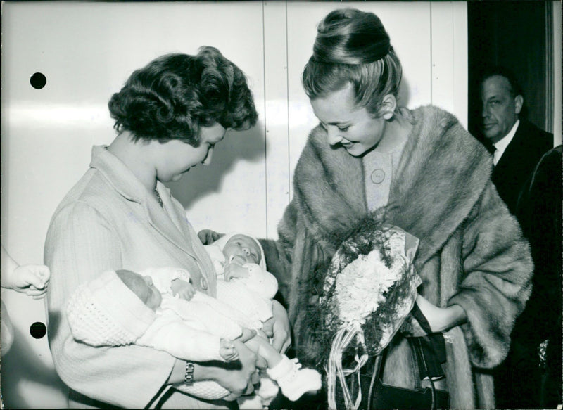 Princess Paola at Health Center - Vintage Photograph