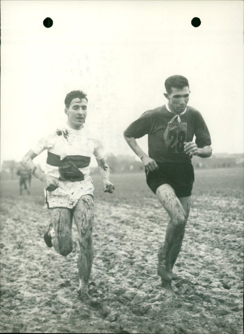 The Moroccan Sharpshooter Rhadi and Gaston Roelants - Vintage Photograph