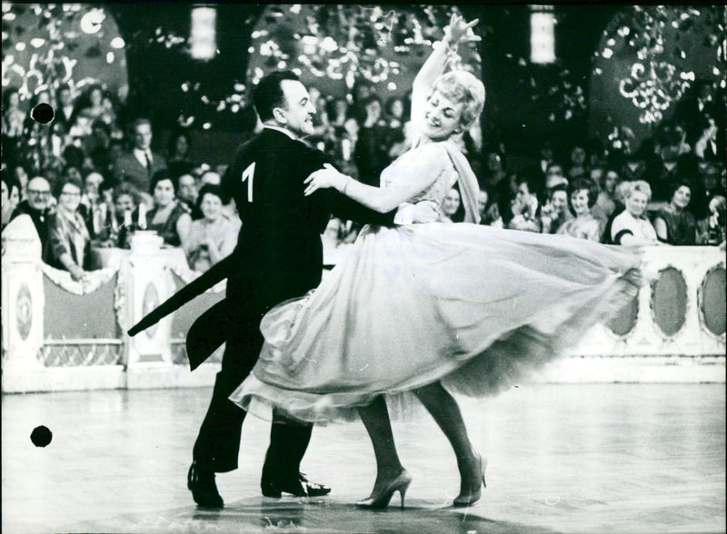 European Dance Competition in Munich. - Vintage Photograph