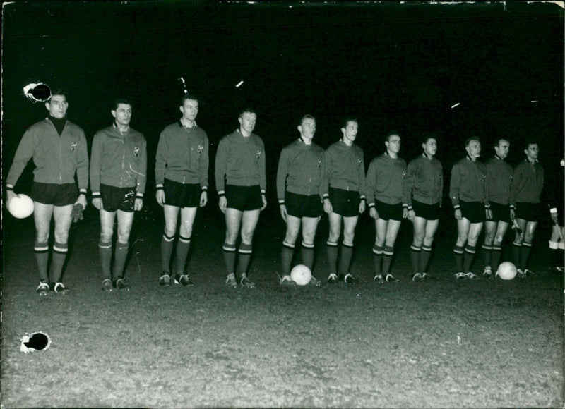 Diables Rouges vs R.C. Paris - Vintage Photograph