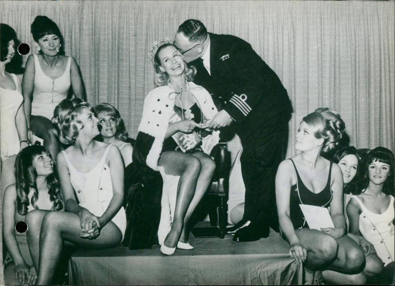 Beauty queen, Princess of the Ocean - Vintage Photograph