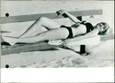 Woman wearing a bikini - Vintage Photograph