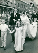 Princess of Anne of Merode and Count Antoine Martin de Boulancy d'Escayrac-Lauture - Vintage Photograph